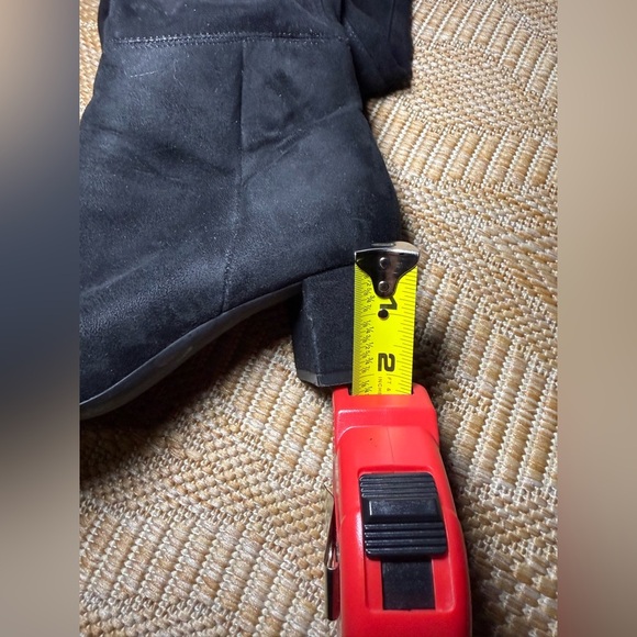 Rockport Women's Black Tall Suede Zip Up Boots,Heeled Boots,Size US 7 - Picture 8 of 9